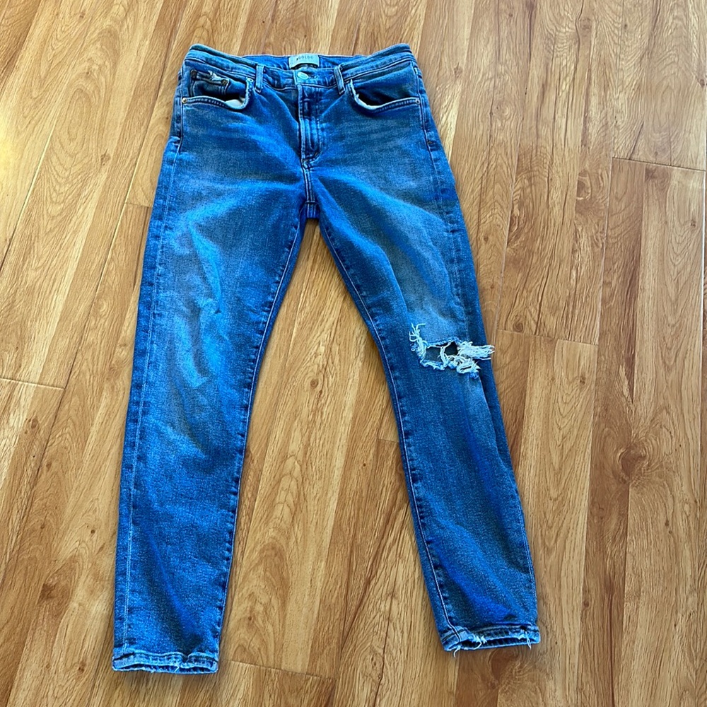 Agolde Toni mid rise jeans size 28 stretch